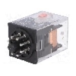 Releu electromagnetic, 110V AC, 10A, DPDT, serie MKS, OMRON - MKS2P AC110 Releu electromagnetic, 110V AC, 10A, DPDT, serie MKS, OMRON - MKS2P AC110