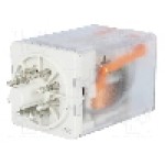 Releu electromagnetic, 110V AC, 20A, DPDT, serie R15, RELPOL - R15-2012-23-5110-WT