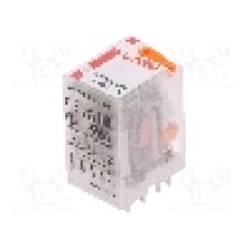 Releu electromagnetic, 110V AC, 6A, 4PDT, serie R4N, RELPOL - R4N-2014-23-5110-WTL Releu electromagnetic, 110V AC, 6A, 4PDT, serie R4N, RELPOL - R4N-2014-23-5110-WTL