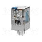 Releu electromagnetic, 110V DC, 10A, DPDT, serie 60.12, FINDER - 60.12.9.110.0040