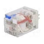 Releu electromagnetic, 110V DC, 10A, DPDT, serie HR70, LOVATO ELECTRIC - HR702CD110