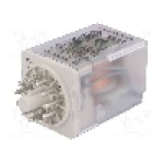 Releu electromagnetic, 110V DC, 20A, 3PDT, serie R15, RELPOL - R15-2013-23-1110-WTLD