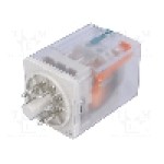 Releu electromagnetic, 110V DC, 20A, DPDT, serie R15, RELPOL - R15-2012-23-1110-WT