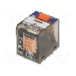 Releu electromagnetic, 110V DC, 6A, 4PDT, serie PT, TE Connectivity - 8-1419111-3