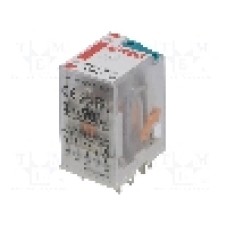 Releu electromagnetic, 110V DC, 6A, 4PDT, serie R4N, RELPOL - R4N-2014-23-1110-WT Releu electromagnetic, 110V DC, 6A, 4PDT, serie R4N, RELPOL - R4N-2014-23-1110-WT