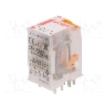 Releu electromagnetic, 115V AC, 6A, 4PDT, serie R4N, RELPOL - R4N-2014-23-5115-WT Releu electromagnetic, 115V AC, 6A, 4PDT, serie R4N, RELPOL - R4N-2014-23-5115-WT