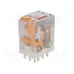 Releu electromagnetic, 120V AC, 20A, 3PDT, serie R3N, RELPOL - R3N-2013-23-5120-WT