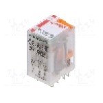 Releu electromagnetic, 120V AC, 24A, DPDT, serie R2N, RELPOL - R2N-2012-23-5120-WTL