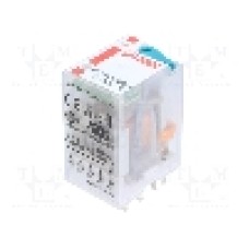 Releu electromagnetic, 125V DC, 6A, 4PDT, serie R4N, RELPOL - R4N-2014-23-1125-WTLD Releu electromagnetic, 125V DC, 6A, 4PDT, serie R4N, RELPOL - R4N-2014-23-1125-WTLD