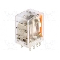 Releu electromagnetic, 12V DC, 10A, DPDT, serie DRM-2C, WEIDMÜLLER - 7760056050
