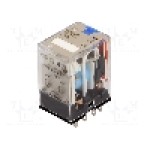 Releu electromagnetic, 12V DC, 10A, DPDT, serie MY2, OMRON - MY2IN 12VDC Releu electromagnetic, 12V DC, 10A, DPDT, serie MY2, OMRON - MY2IN 12VDC