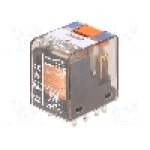 Releu electromagnetic, 12V DC, 12A, DPDT, serie PT, TE Connectivity - 4-1419111-1