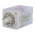 Releu electromagnetic, 12V DC, 20A, 3PDT, serie R15, RELPOL - R15-2013-23-1012-WT