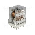 Releu electromagnetic, 12V DC, 20A, 4PDT, serie R15, RELPOL - R15-2014-23-1012 Releu electromagnetic, 12V DC, 20A, 4PDT, serie R15, RELPOL - R15-2014-23-1012