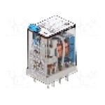 Releu electromagnetic, 12V DC, 20A, DPDT, serie 55.32, FINDER - 55.32.9.012.0040