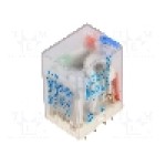 Releu electromagnetic, 12V DC, 5A, 4PDT, serie LB4HN, Recoy/RAYEX ELECTRONICS - LB4HN-12DTS