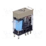 Releu electromagnetic, 12V DC, 5A, DPDT, serie G2R-2-S, OMRON - G2R-2-SN 12VDC (S)