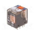 Releu electromagnetic, 12V DC, 6A, 4PDT, serie PT, TE Connectivity - 8-1419111-0