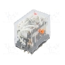 Releu electromagnetic, 220V AC, 10A, 4PDT, serie LY4, OMRON - LY4I4N 230VAC