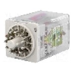 Releu electromagnetic, 220V DC, 10A, 3PDT, serie R15, RELPOL - R15-2013-23-1220-WTLD Releu electromagnetic, 220V DC, 10A, 3PDT, serie R15, RELPOL - R15-2013-23-1220-WTLD