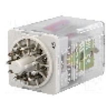 Releu electromagnetic, 220V DC, 10A, 3PDT, serie R15, RELPOL - R15-2013-23-1220-WTLD Releu electromagnetic, 220V DC, 10A, 3PDT, serie R15, RELPOL - R15-2013-23-1220-WTLD