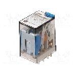 Releu electromagnetic, 220V DC, 15A, 4PDT, serie 55.34, FINDER - 55.34.9.220.0040