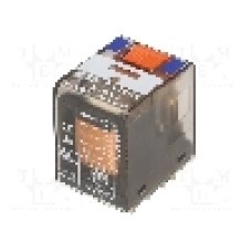 Releu electromagnetic, 220V DC, 6A, 4PDT, serie PT, TE Connectivity - 8-1419111-4