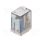 Releu electromagnetic, 220V DC, 7A, 4PDT, serie 55.34, FINDER - 55.34.9.220.0020