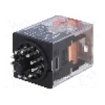 Releu electromagnetic, 230V AC, 10A, 3PDT, serie MKS, OMRON - MKS3PI AC230