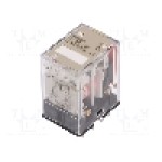 Releu electromagnetic, 230V AC, 10A, DPDT, serie MY2, OMRON - MY2N-CR 220/240AC(S)