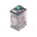 Releu electromagnetic, 230V AC, 12A, DPDT, serie RXM, SCHNEIDER ELECTRIC - RXM2AB2P7