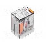 Releu electromagnetic, 230V AC, 15A, 4PDT, serie 55.34, FINDER - 55.34.8.230.0040