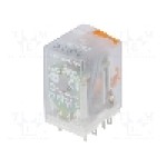 Releu electromagnetic, 230V AC, 20A, 3PDT, serie R3, RELPOL - R3-2013-23-5230-WT