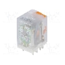 Releu electromagnetic, 230V AC, 20A, 3PDT, serie R3, RELPOL - R3-2013-23-5230-WT Releu electromagnetic, 230V AC, 20A, 3PDT, serie R3, RELPOL - R3-2013-23-5230-WT