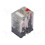 Releu electromagnetic, 230V AC, 5A, 4PDT, serie MY4, OMRON - MY4IN 220/240VAC (S)