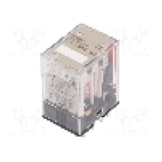 Releu electromagnetic, 230V AC, 5A, 4PDT, serie MY4, OMRON - MY4N-CR 220/240AC(S)