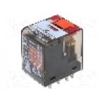 Releu electromagnetic, 230V AC, 6A, 4PDT, serie PT, TE Connectivity - 2-1393154-2