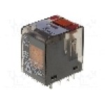Releu electromagnetic, 230V AC, 6A, 4PDT, serie PT, TE Connectivity - 8-1415001-1