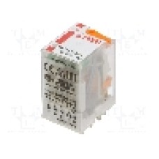 Releu electromagnetic, 230V AC, 6A, 4PDT, serie R4N, RELPOL - R4N-2314-23-5230-WTL Releu electromagnetic, 230V AC, 6A, 4PDT, serie R4N, RELPOL - R4N-2314-23-5230-WTL
