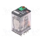 Releu electromagnetic, 230V AC, 6A, 4PDT, serie RXM, SCHNEIDER ELECTRIC - RXM4AB2P7
