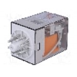 Releu electromagnetic, 24V AC, 10A, DPDT, serie 60.12, FINDER - 60.12.8.024.0040