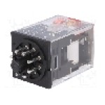 Releu electromagnetic, 24V AC, 10A, DPDT, serie MKS, OMRON - MKS2PIN AC24 Releu electromagnetic, 24V AC, 10A, DPDT, serie MKS, OMRON - MKS2PIN AC24