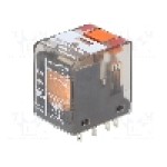 Releu electromagnetic, 24V AC, 12A, DPDT, serie PT, TE Connectivity - 4-1419111-8