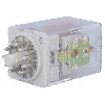 Releu electromagnetic, 24V AC, 20A, 3PDT, serie R15, RELPOL - R15-2013-23-5024-WT