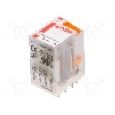 Releu electromagnetic, 24V AC, 20A, 3PDT, serie R3N, RELPOL - R3N-2013-23-5024-WT Releu electromagnetic, 24V AC, 20A, 3PDT, serie R3N, RELPOL - R3N-2013-23-5024-WT