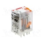 Releu electromagnetic, 24V AC, 24A, DPDT, serie R2N, RELPOL - R2N-2012-23-5024-WT