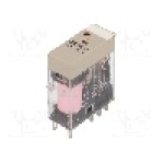 Releu electromagnetic, 24V AC, 5A, DPDT, serie G2R-2-S, OMRON - G2R-2-SN 24VAC (S)