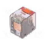 Releu electromagnetic, 24V AC, 6A, 4PDT, serie PT, TE Connectivity - 7-1415001-1