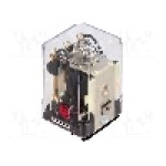 Releu electromagnetic, 24V DC, 10A, 3PDT, serie KUP, TE Connectivity - 1-1393118-4