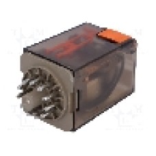 Releu electromagnetic, 24V DC, 10A, 3PDT, serie MT, TE Connectivity - 6-1393091-5